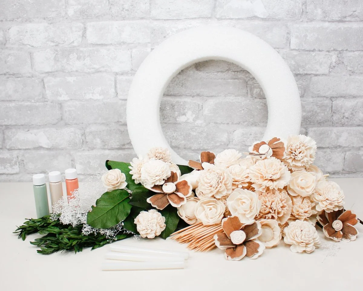 Lemon Drop Wreath Craft Kit - Image 4