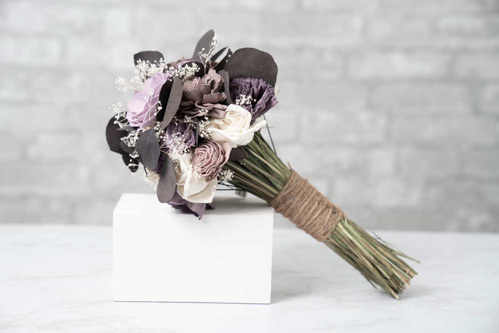 Lilac and Lavender Finished Bouquet - Image 2