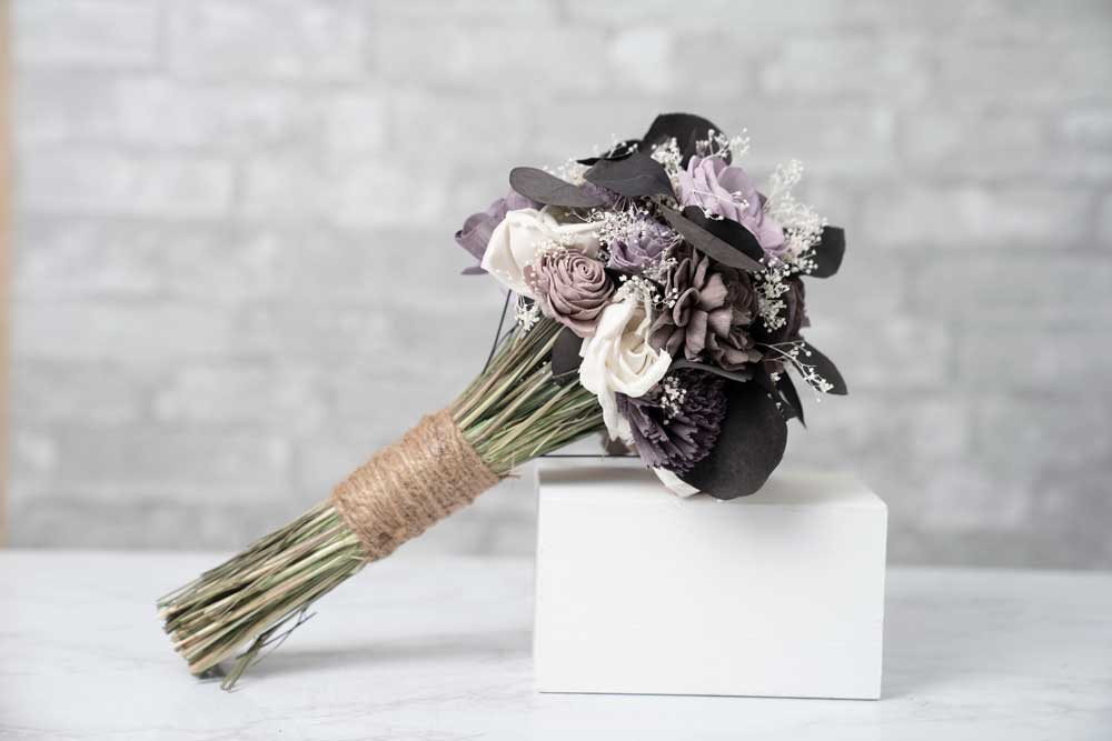 Lilac and Lavender Finished Bouquet - Image 3