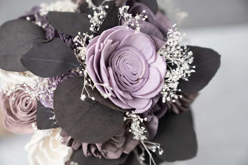 Lilac and Lavender Finished Bouquet - Image 4