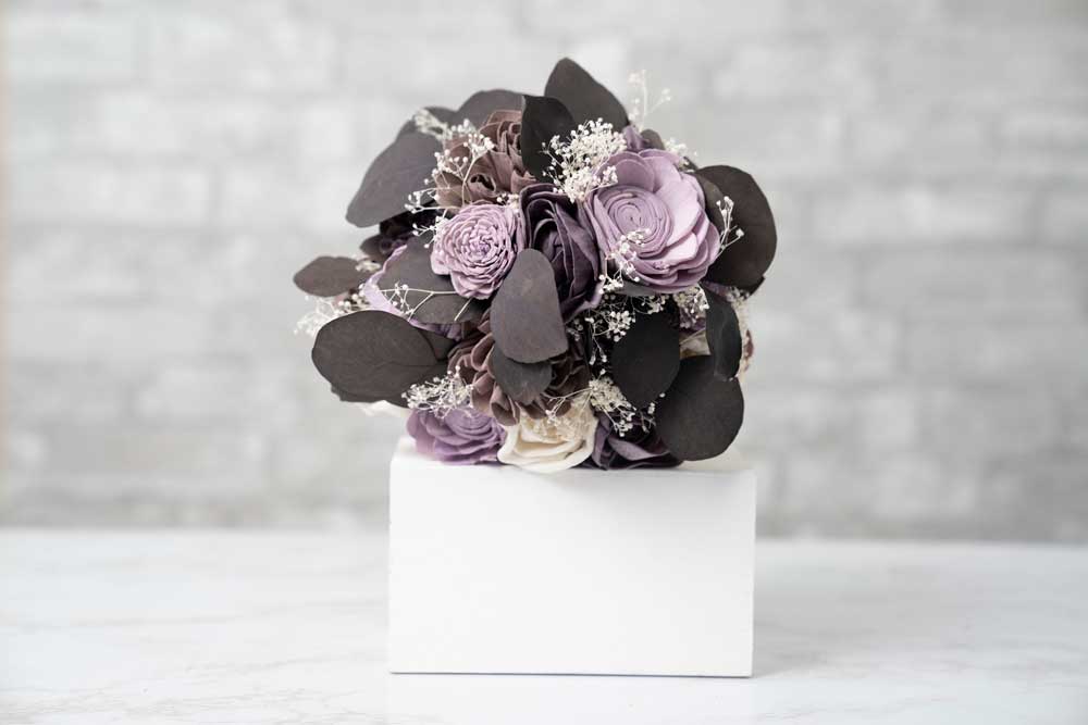Lilac and Lavender Finished Bouquet - Image 5