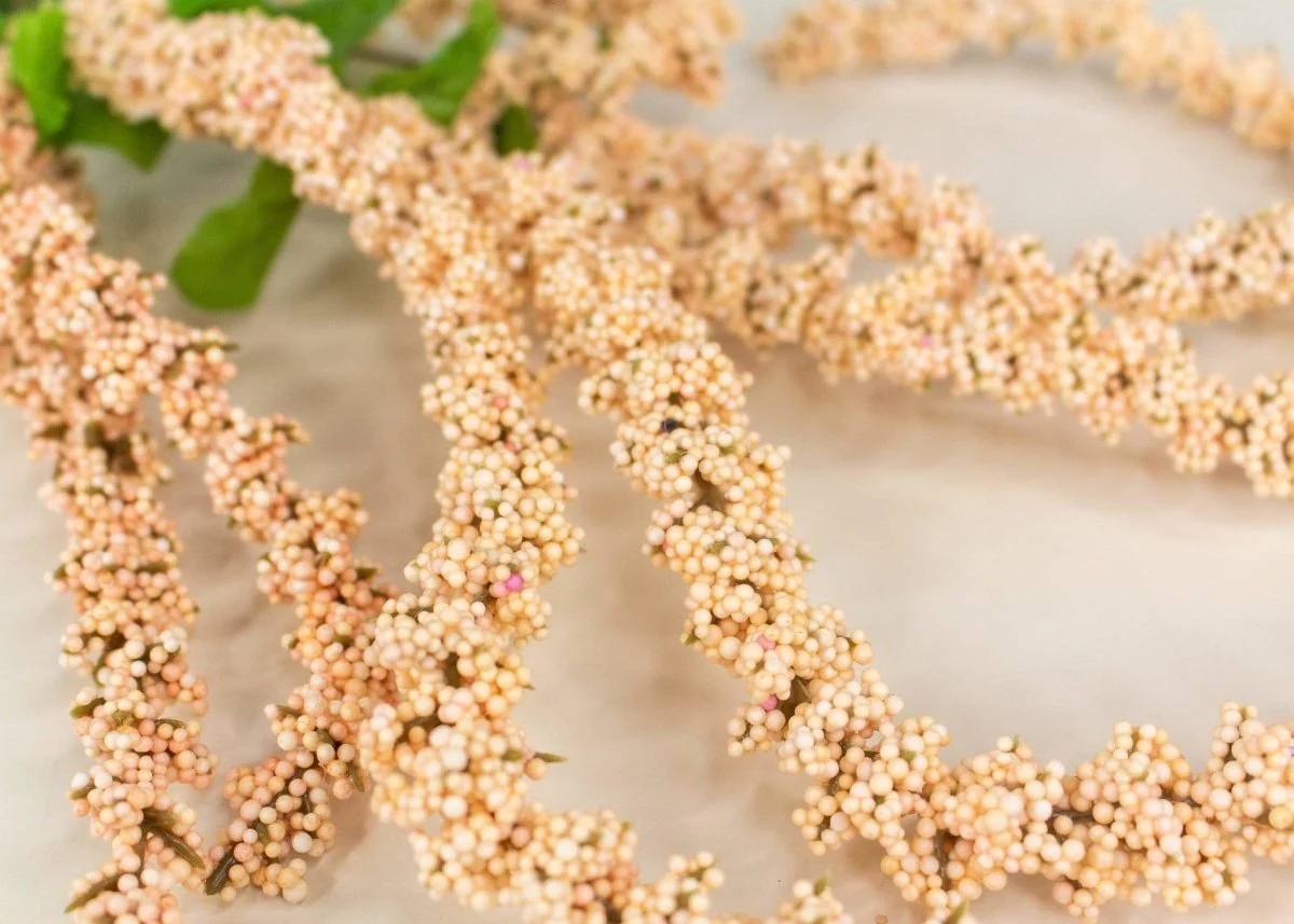 Long Stem Hanging Berry - Coral - Image 2
