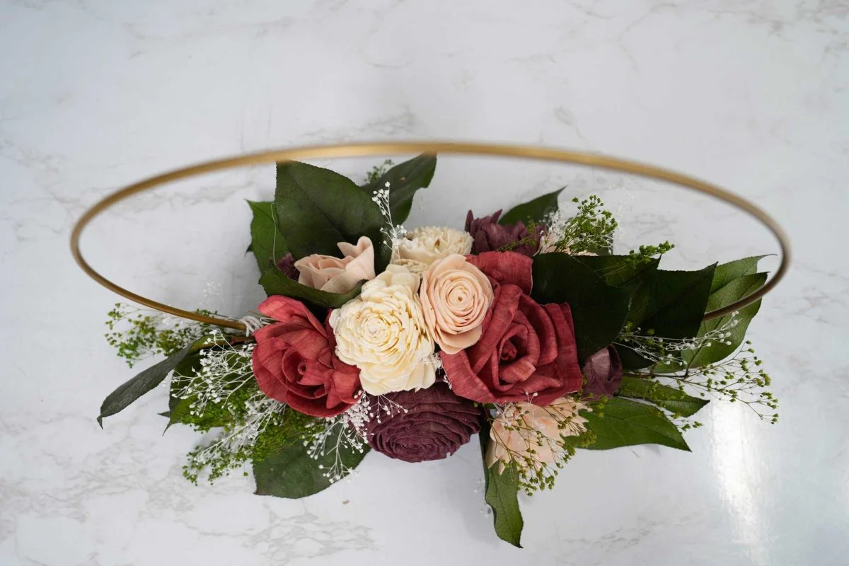Love Story Hoop Centerpiece - Image 3