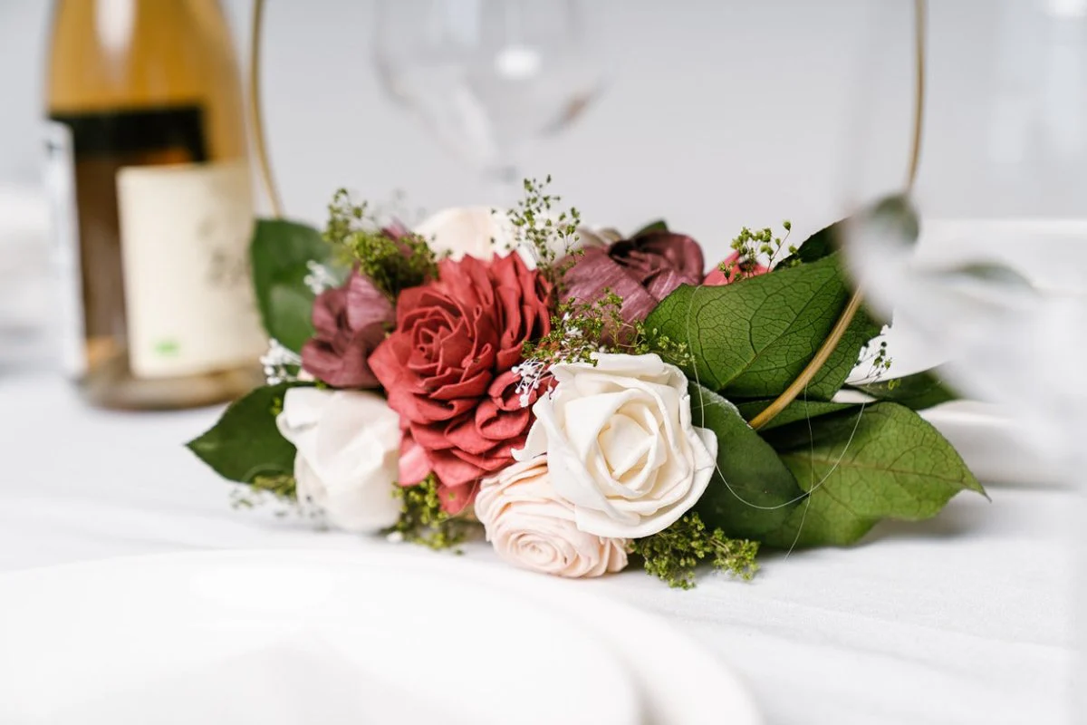 Love Story Hoop Centerpiece - Image 4