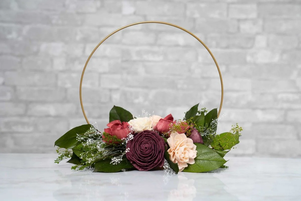 Love Story Hoop Centerpiece - Image 5