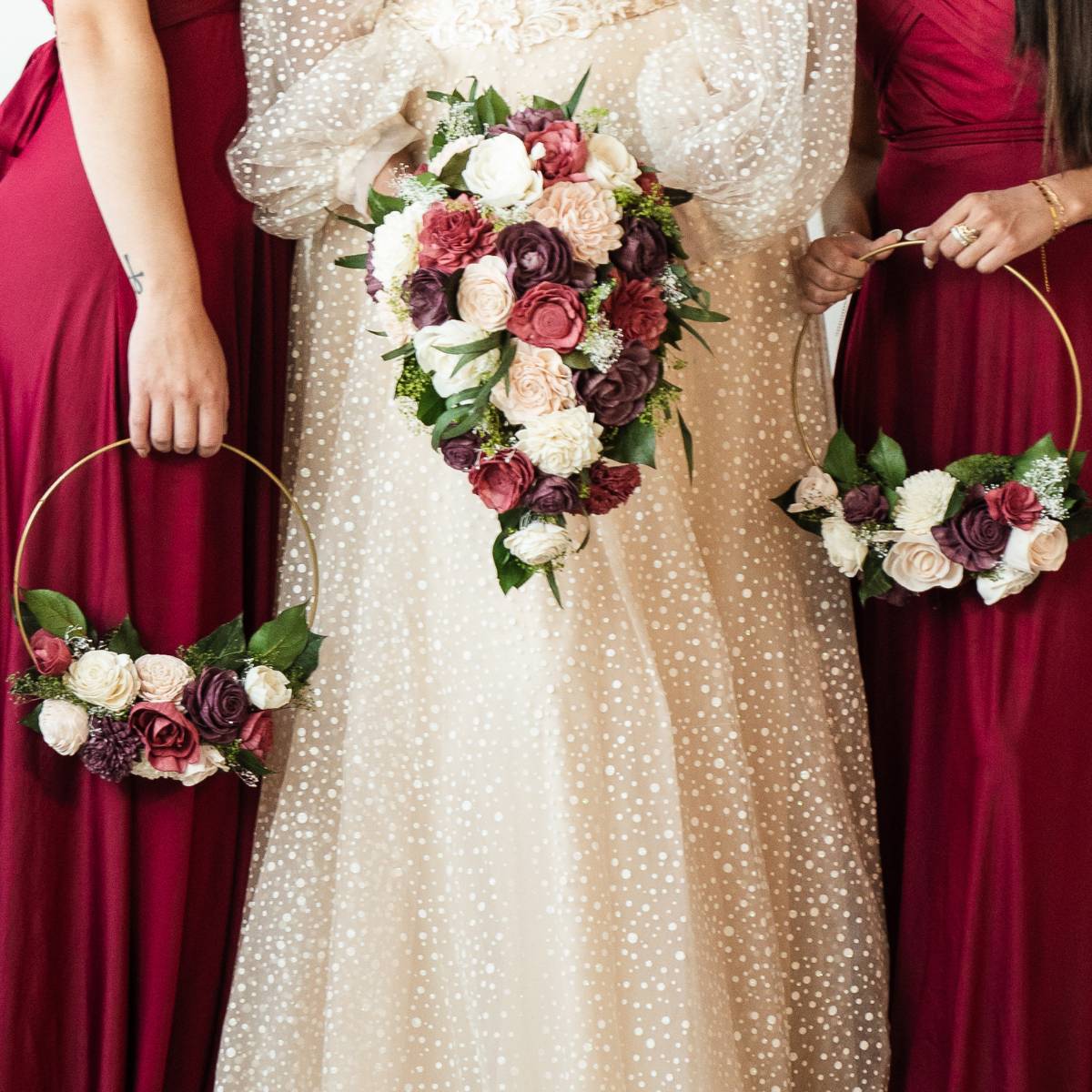 Love Story Hoop Bouquet - Image 5