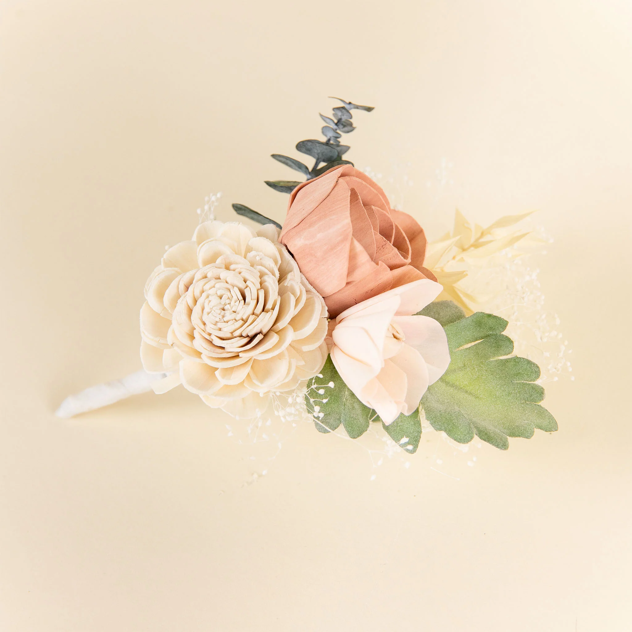 Luxe Blush Simple Boutonniere* - Image 2