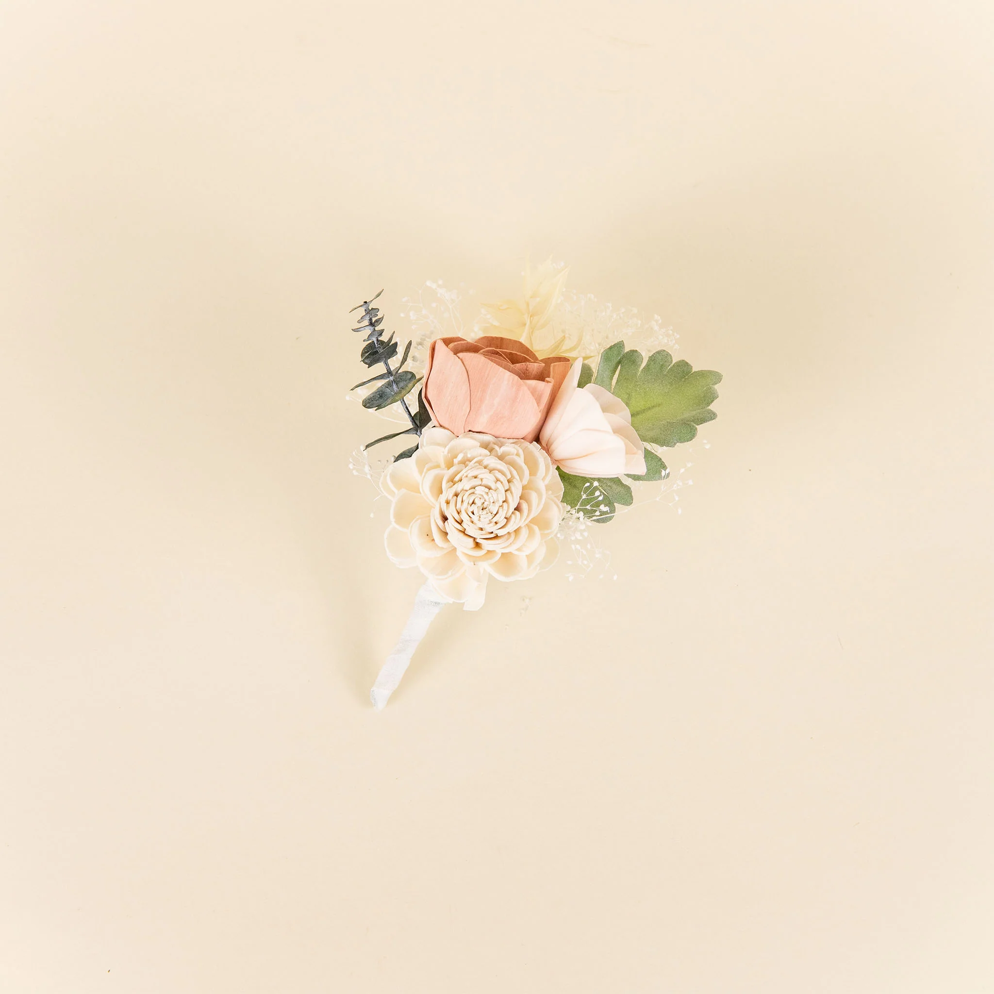 Luxe Blush Simple Boutonniere* - Image 3