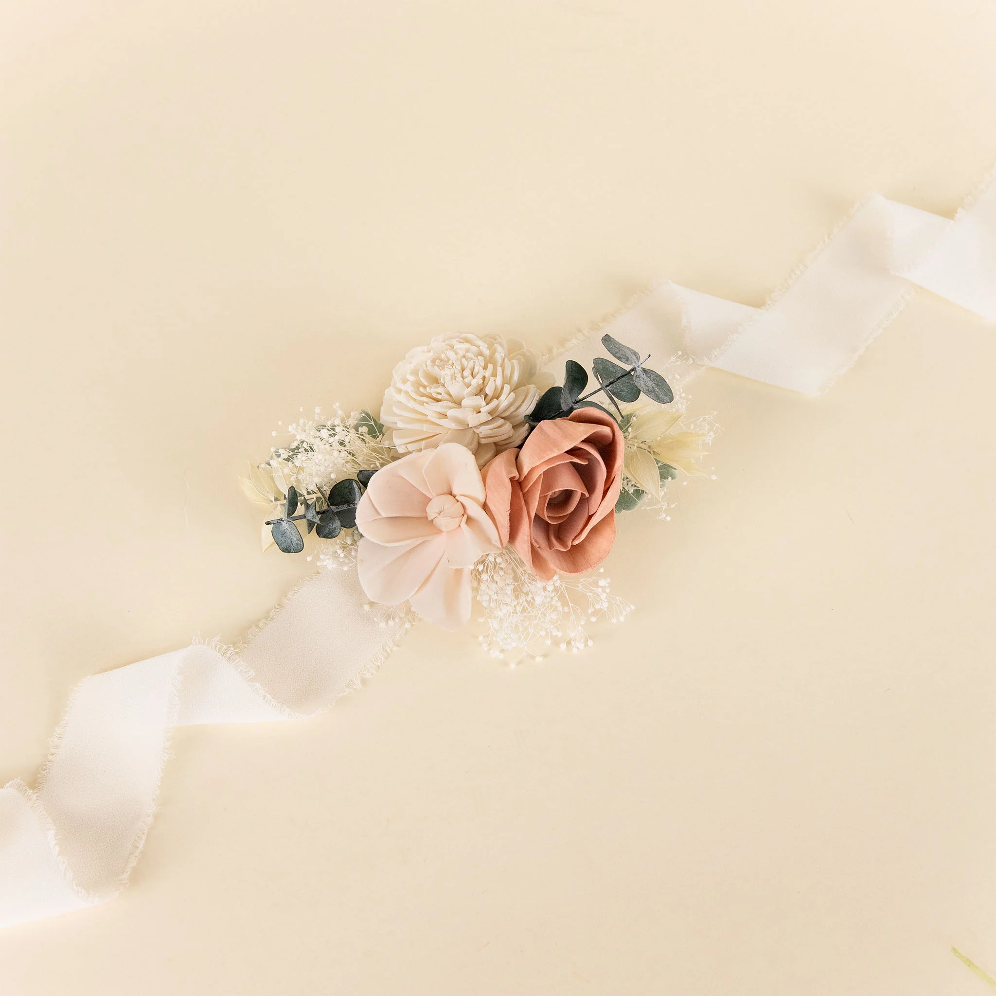 Luxe Blush Simple Corsage - Image 3