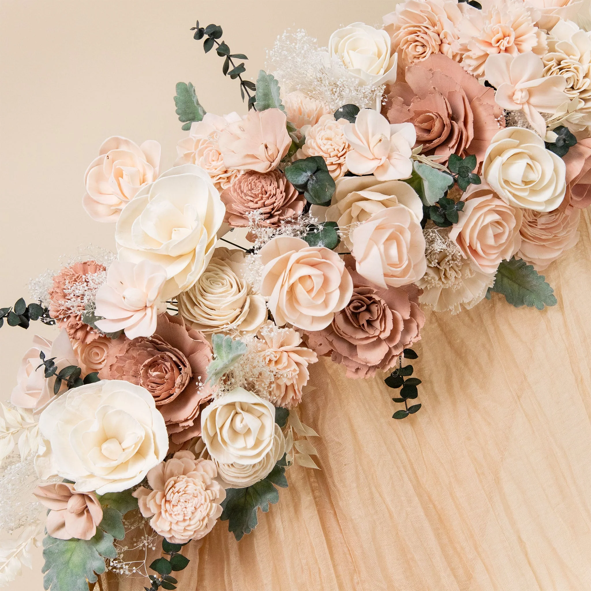 Luxe Blush Wedding Arch Decor (Set of 2)* - Image 2