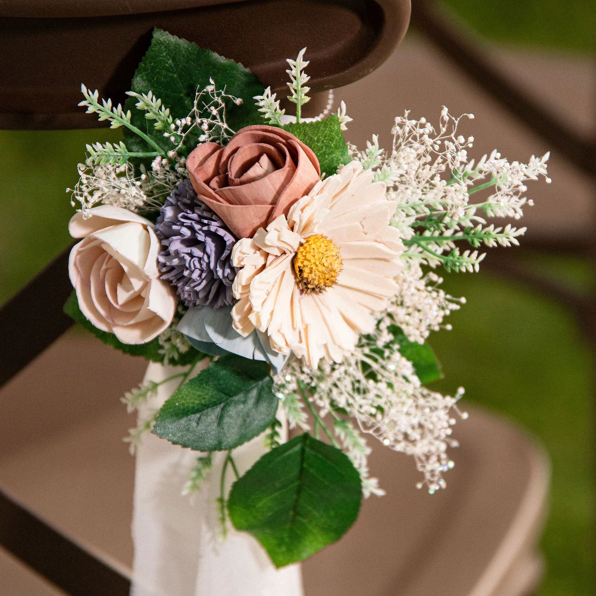 Luxe Daisy Chiffon Chair Decoration* - Image 4
