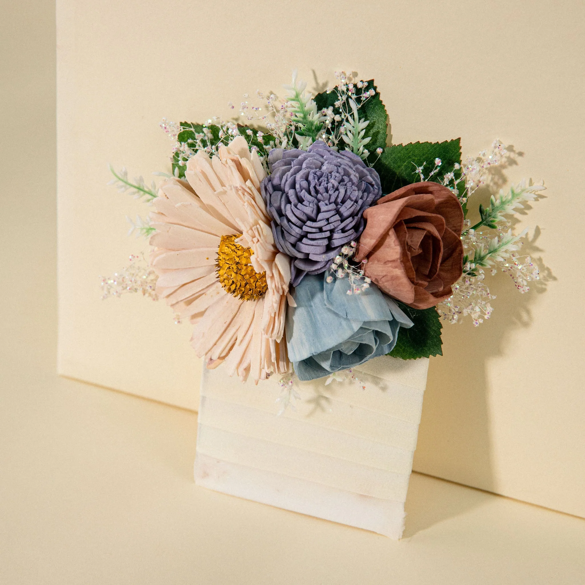 Luxe Daisy Groom's Pocket Boutonniere* - Image 2