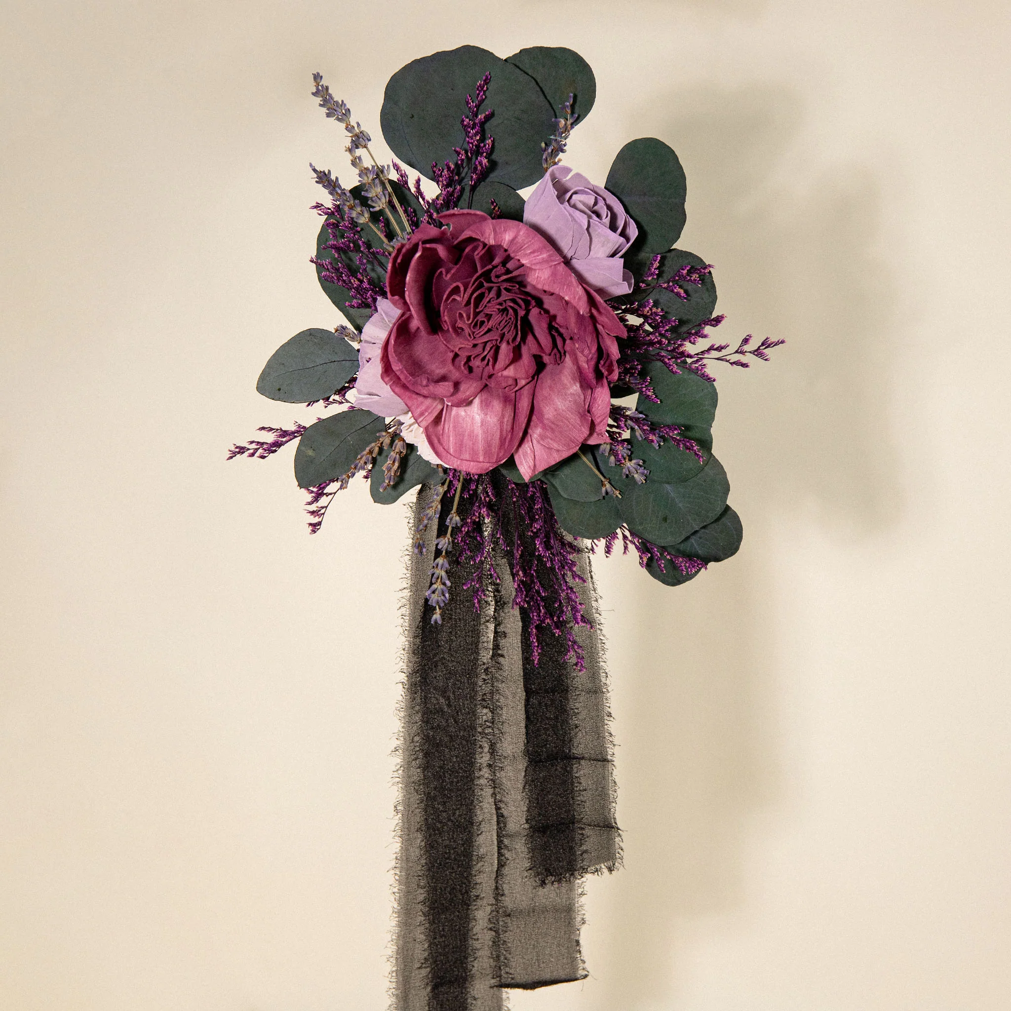Luxe Peony Chiffon Chair Decoration - Image 2