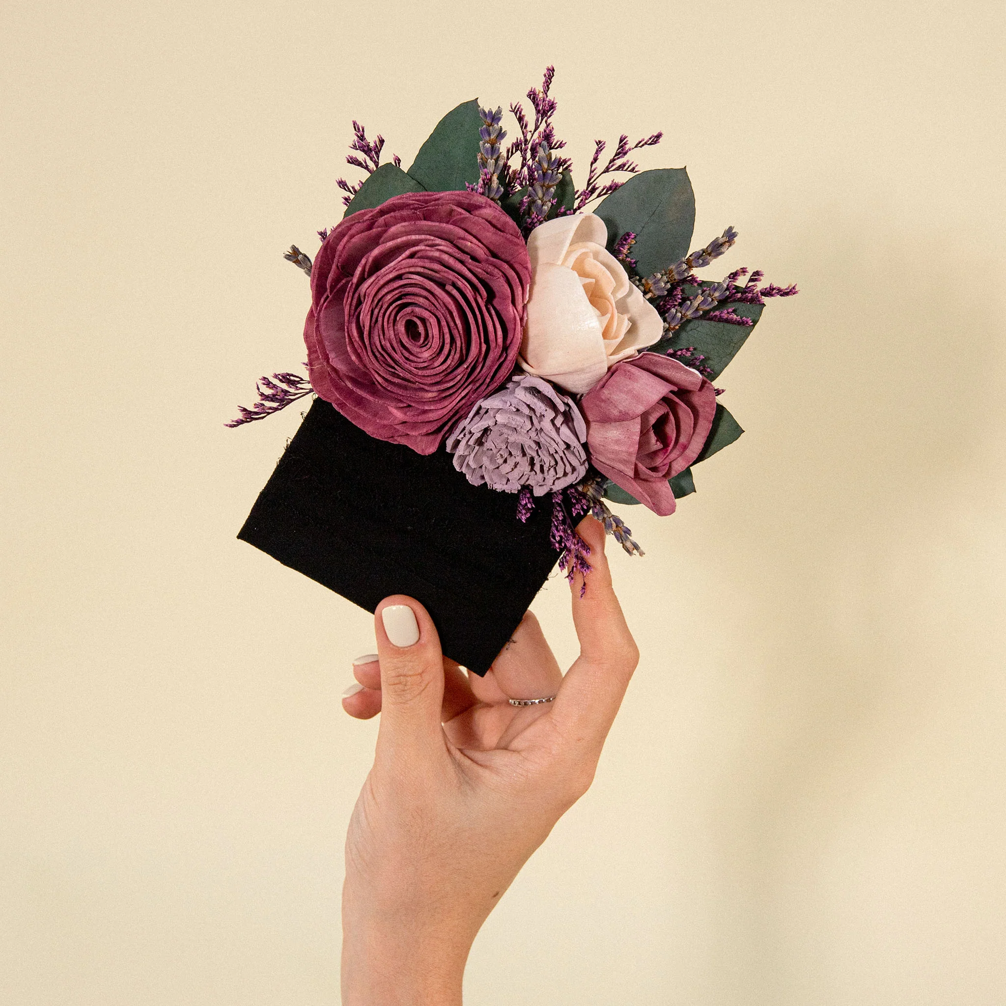Luxe Peony Groom's Pocket Boutonniere* - Image 3