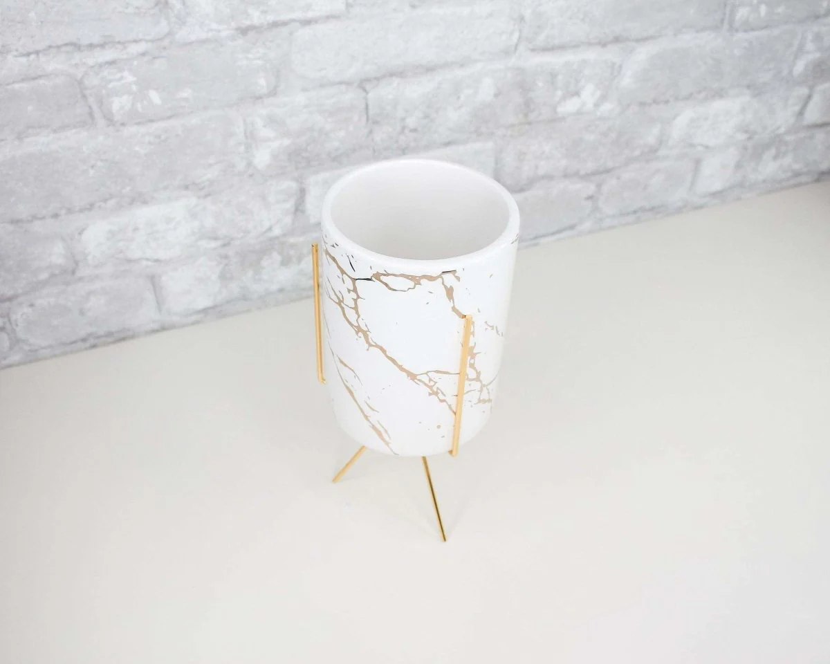 Marble Vase With Stand (Multiple Color Options) - Image 11