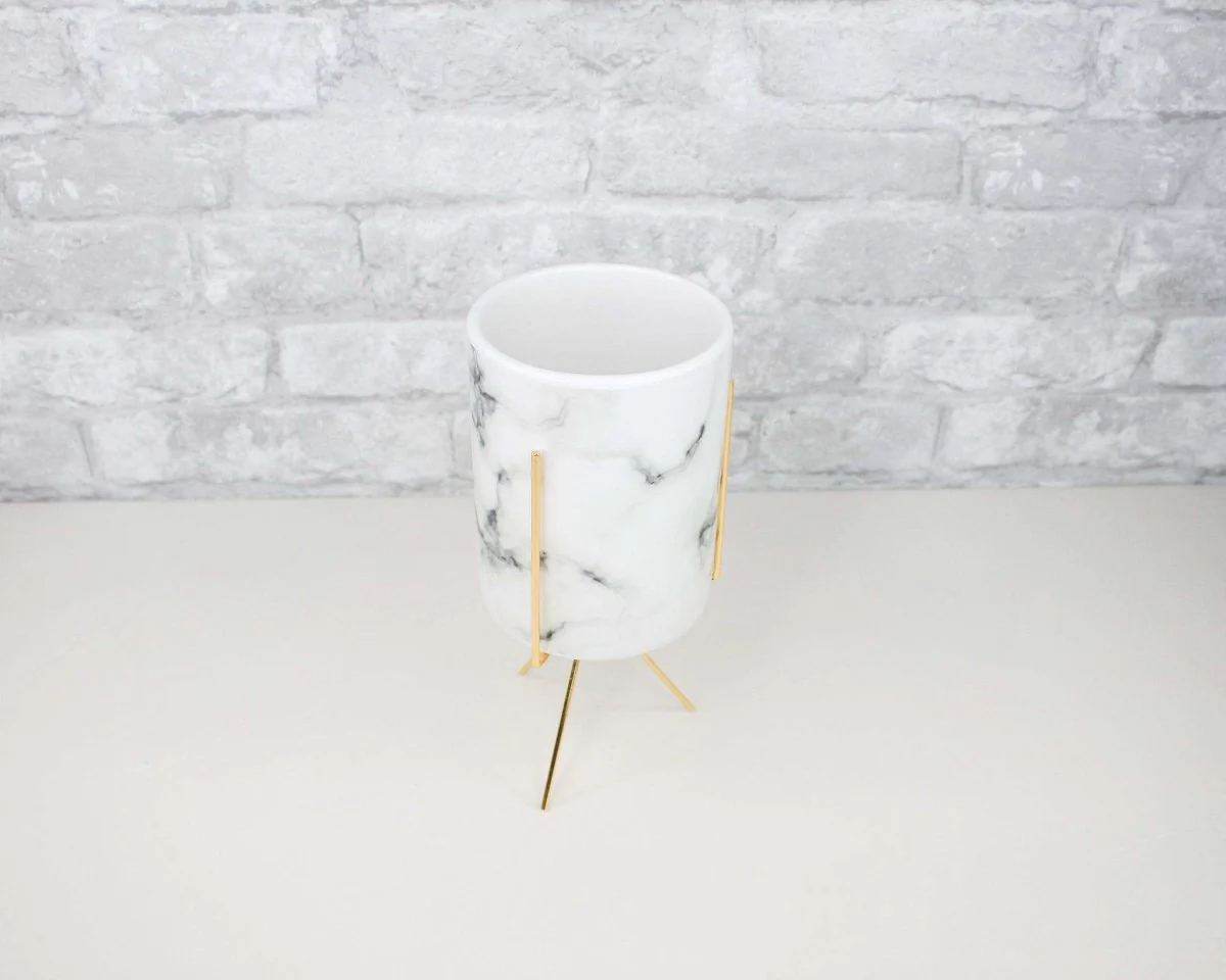 Marble Vase With Stand (Multiple Color Options) - Image 12