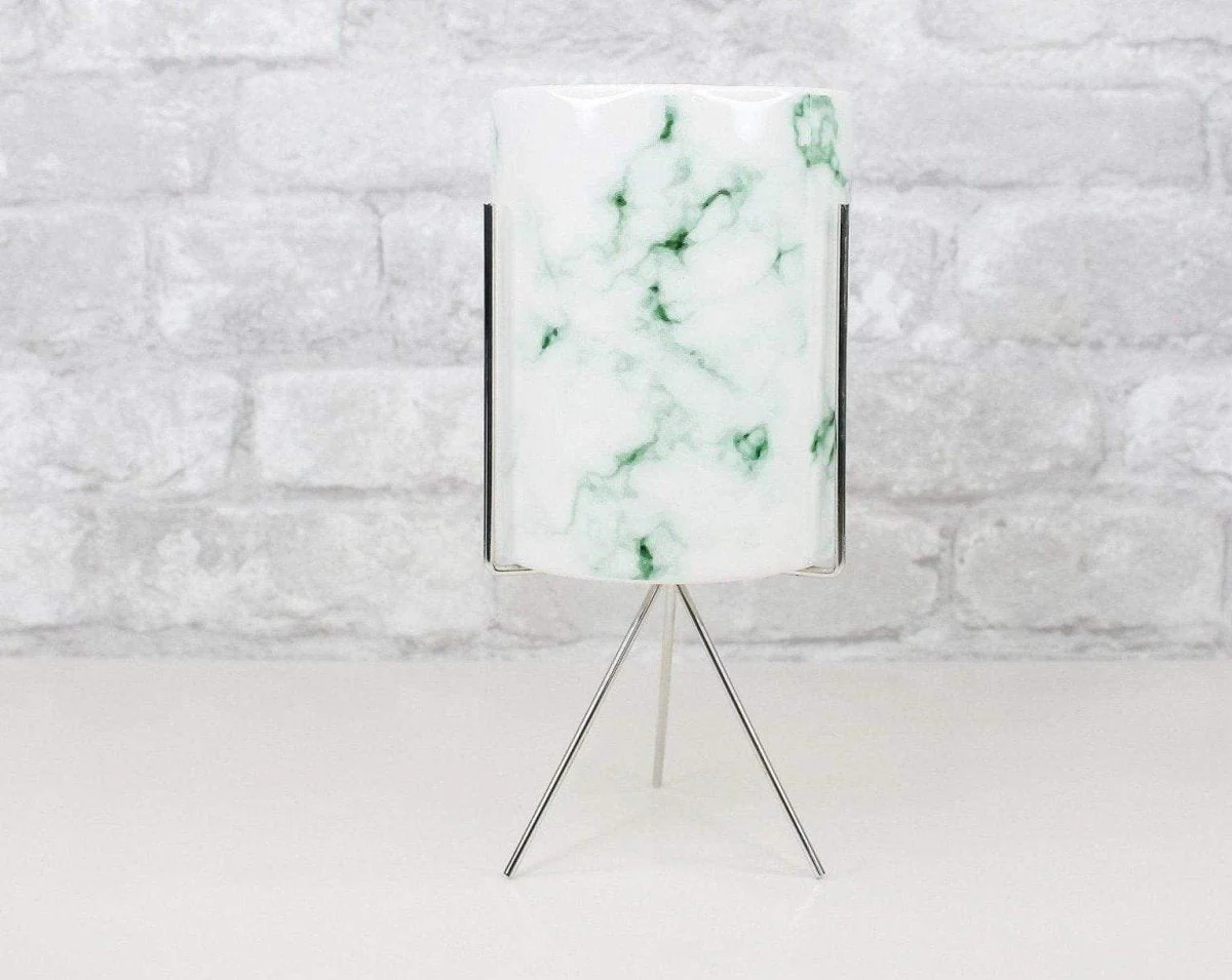Marble Vase With Stand (Multiple Color Options) - Image 3