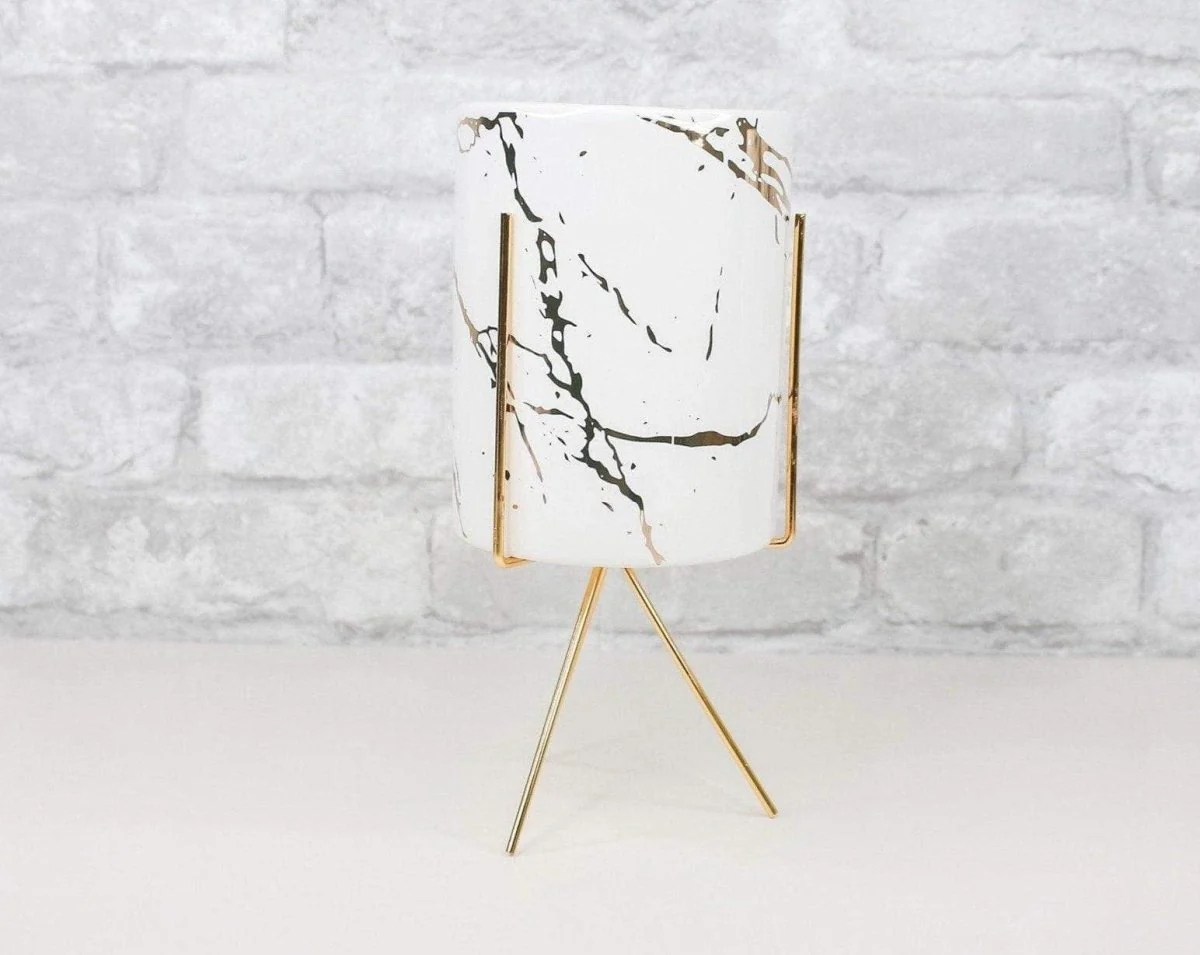 Marble Vase With Stand (Multiple Color Options) - Image 5