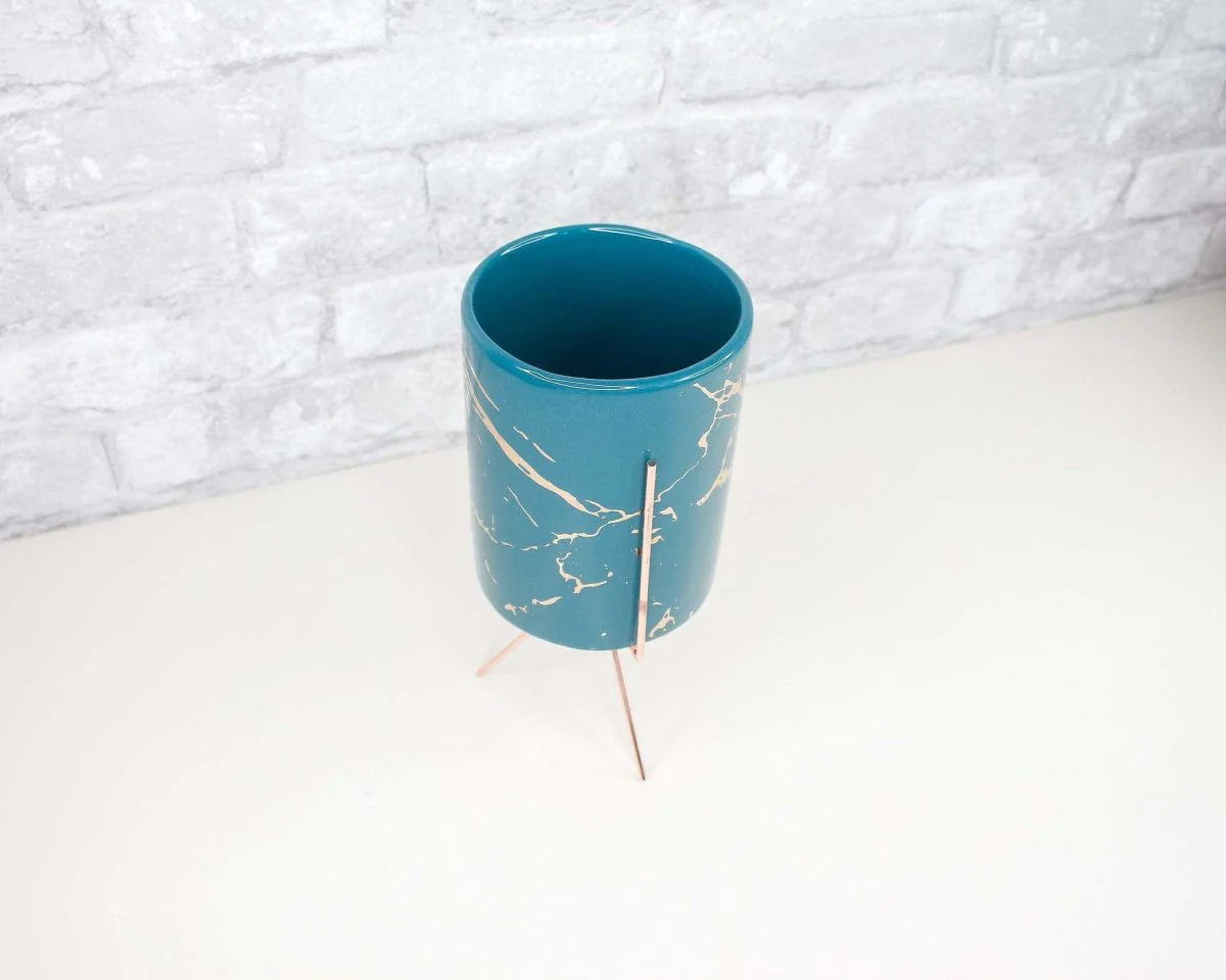 Marble Vase With Stand (Multiple Color Options) - Image 6