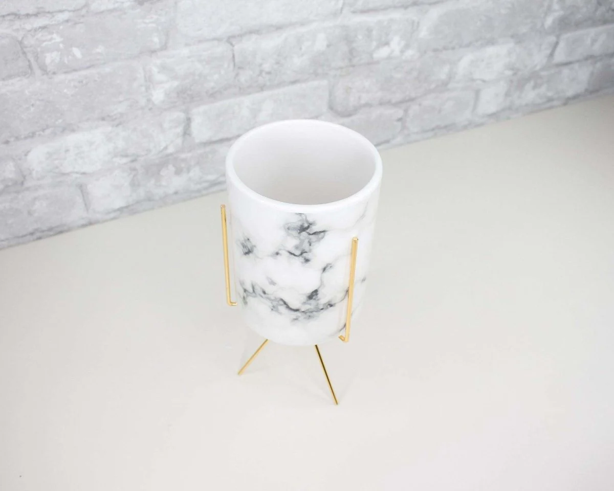 Marble Vase With Stand (Multiple Color Options) - Image 8
