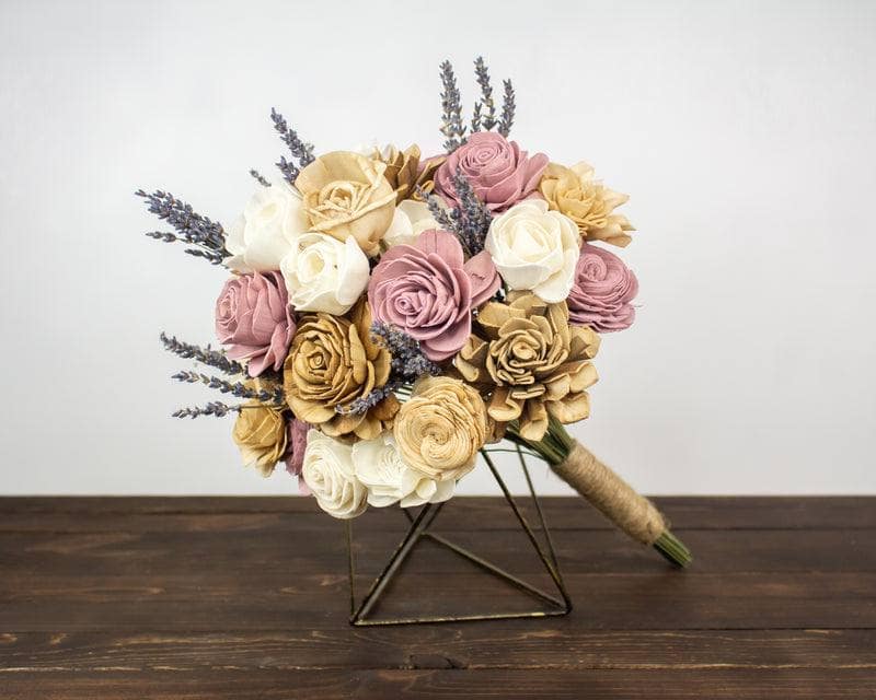 Mauve Maiden Finished Bouquet - Large - Image 3