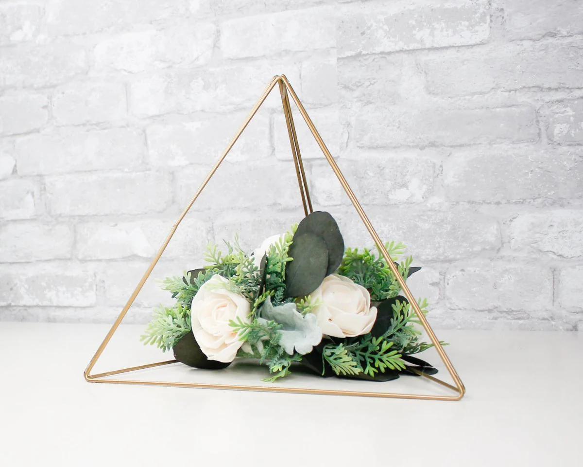 Metal Triangle - 12" Gold - Image 4