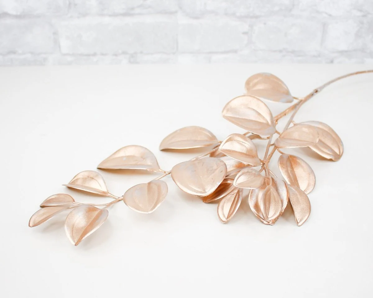 Metallic Leaf Spray - Rose Gold - Image 2