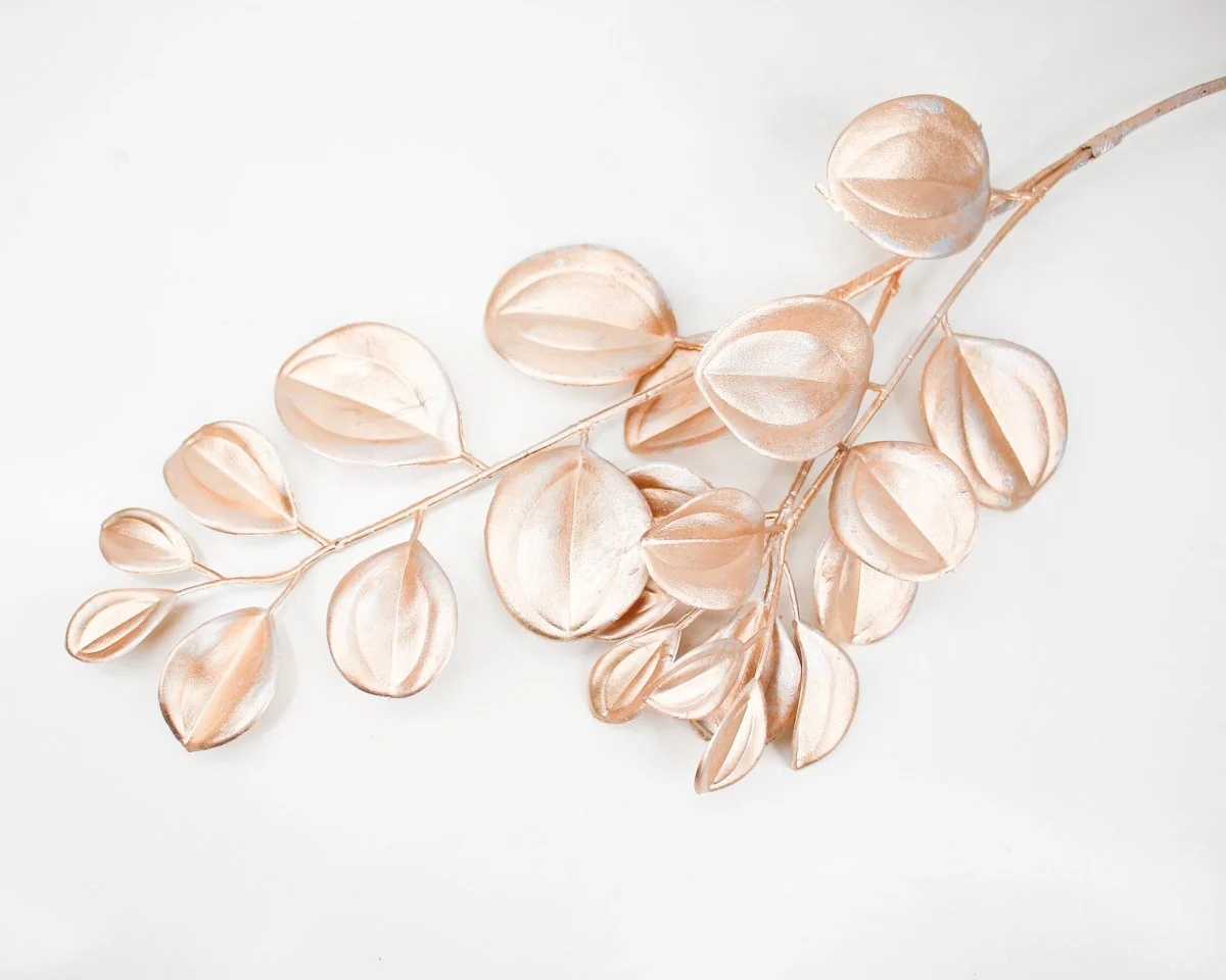 Metallic Leaf Spray - Rose Gold - Image 3