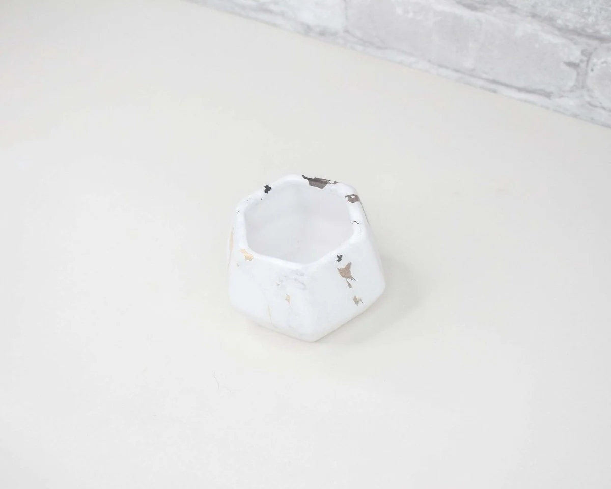 Modern Marbled Ceramic Pot - Image 5