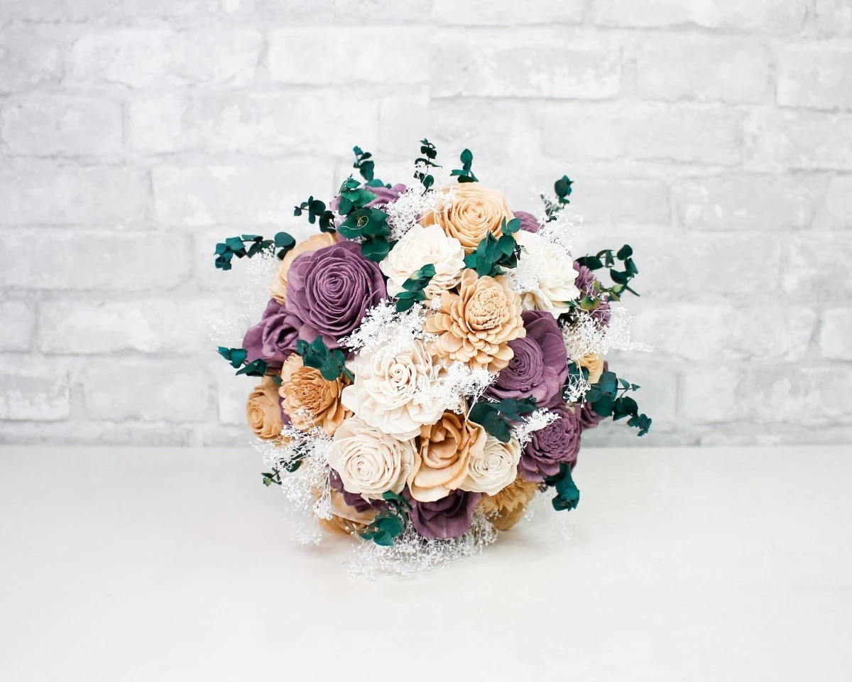 Mulberry Dreams Finished Bouquet - Image 2