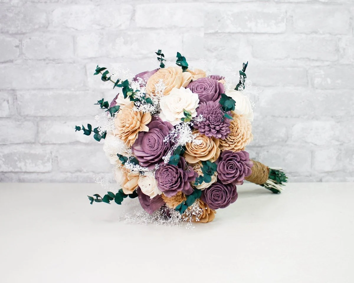 Mulberry Dreams Finished Bouquet - Image 3