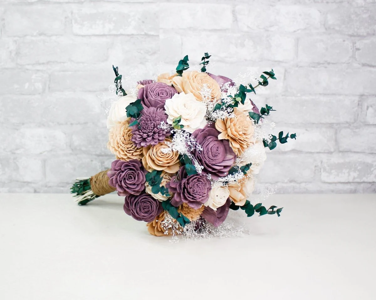 Mulberry Dreams Finished Bouquet - Image 4