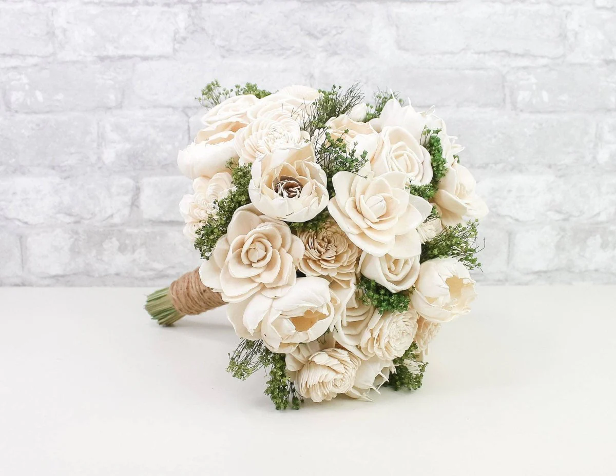 Aspen White Finished Bouquet - Large - Image 3