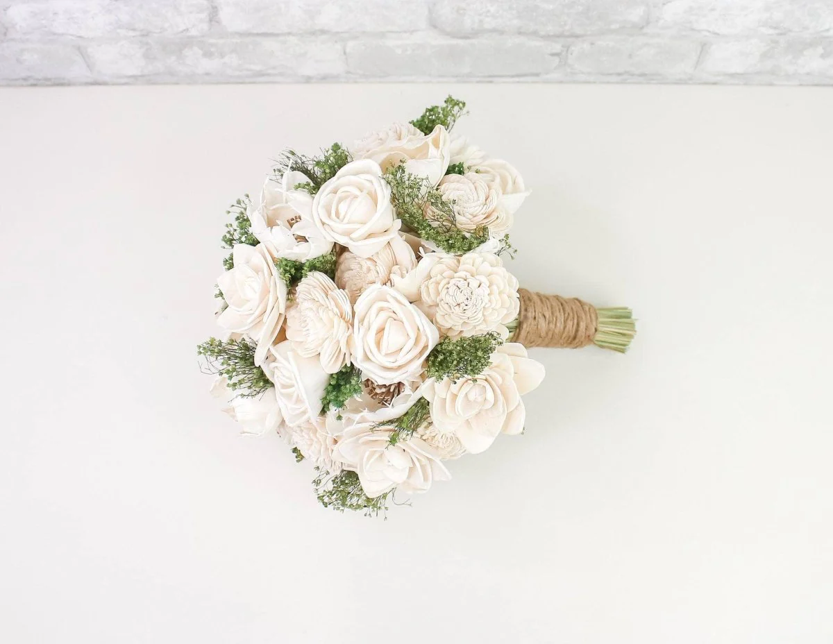 Aspen White Finished Bouquet - Large - Image 4
