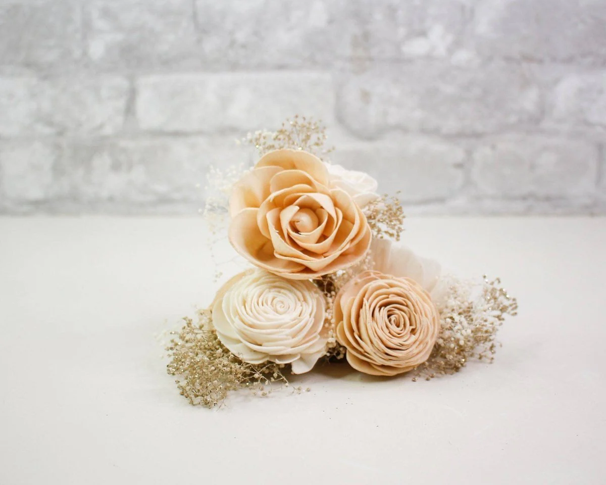 Nearly Nude Boutonniere (Set of 3)* - Image 2