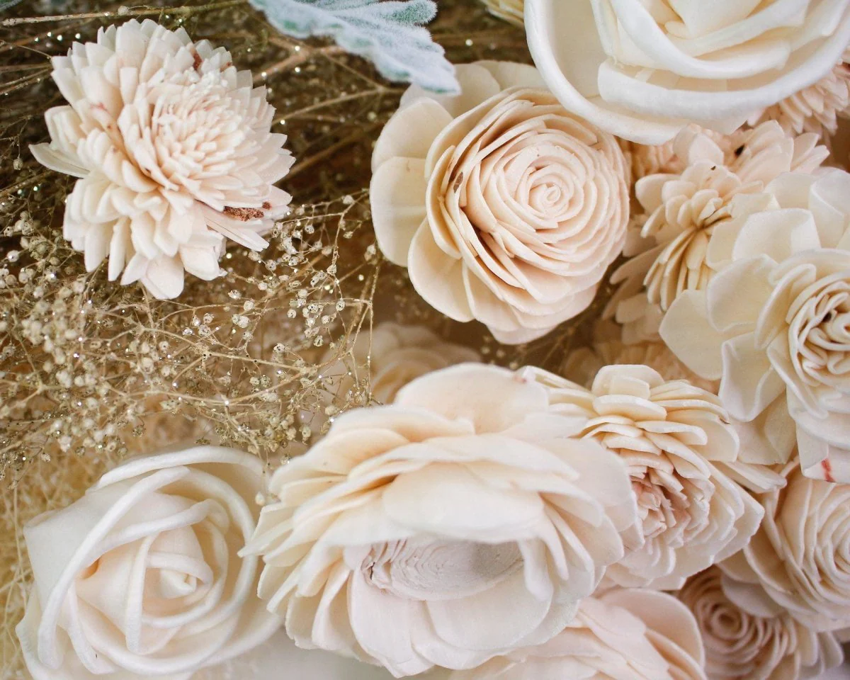 Nearly Nude Bridal Bouquet - Image 8