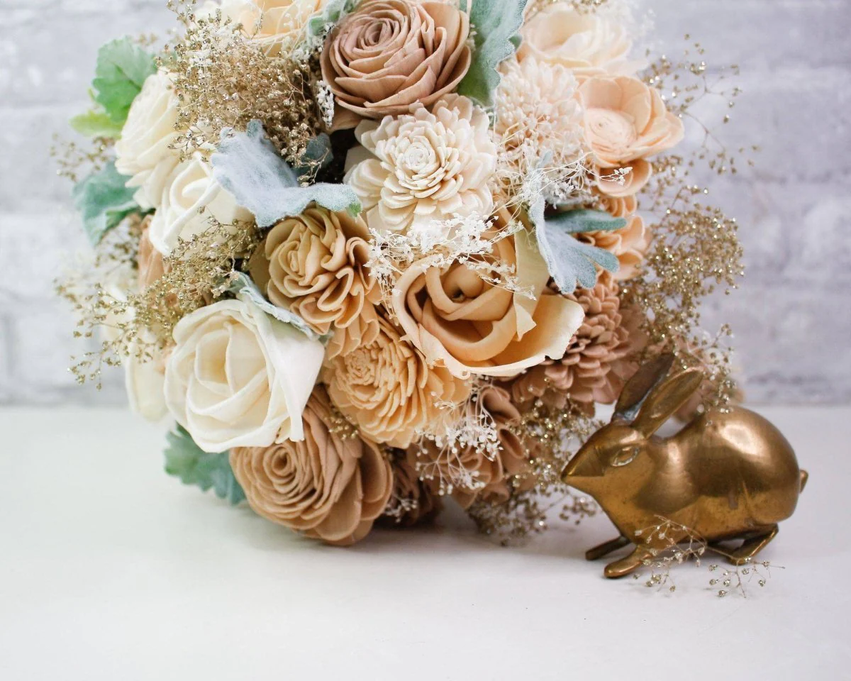Nearly Nude Bridal Bouquet* - Image 6