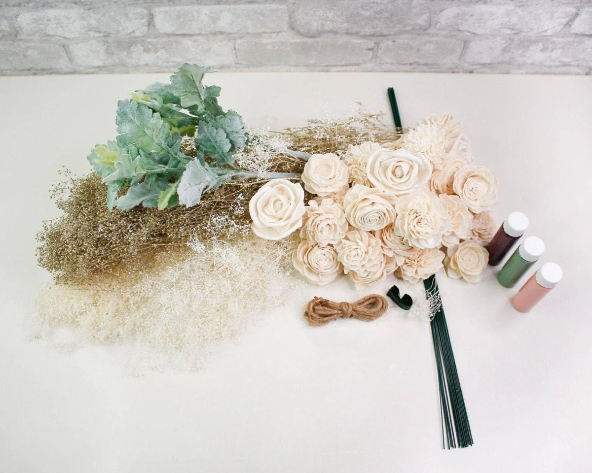 Nearly Nude Bridesmaid Bouquet - Image 17