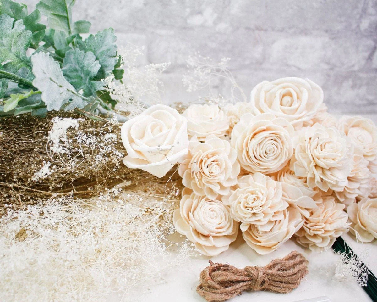 Nearly Nude Bridesmaid Bouquet - Image 18