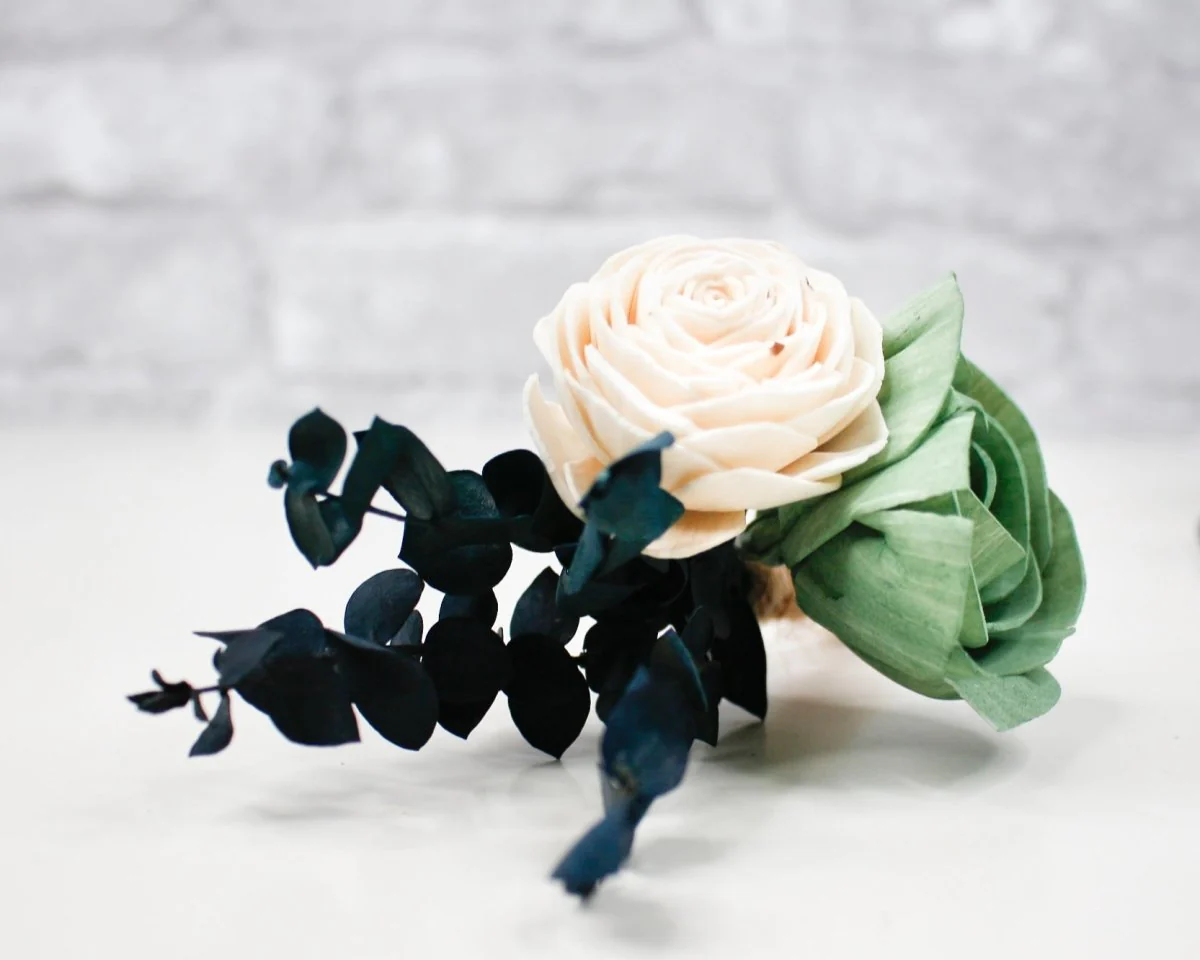 Olive Branch Boutonniere (Set of 3)* - Image 4