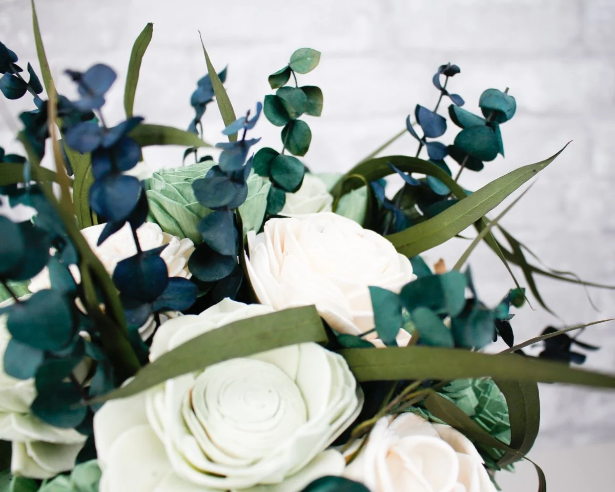 Olive Branch Bridal Bouquet - Image 7