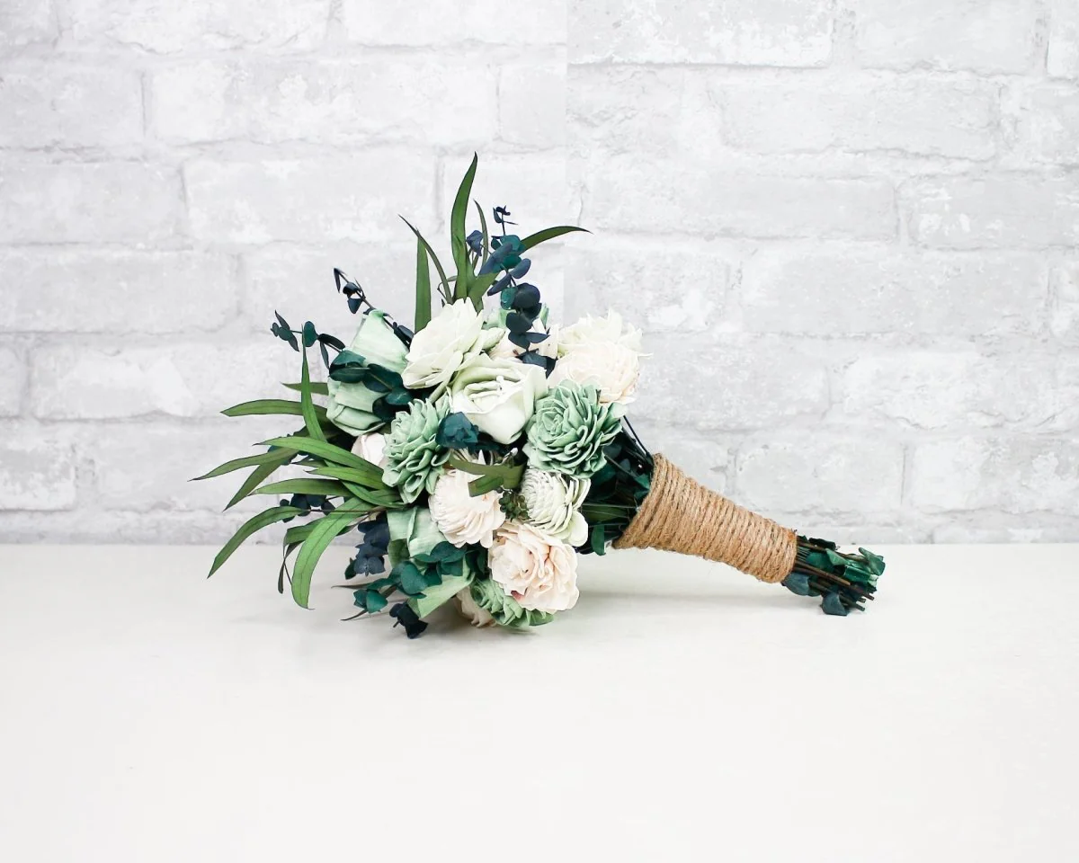 Olive Branch Bridesmaid Bouquet - Image 4