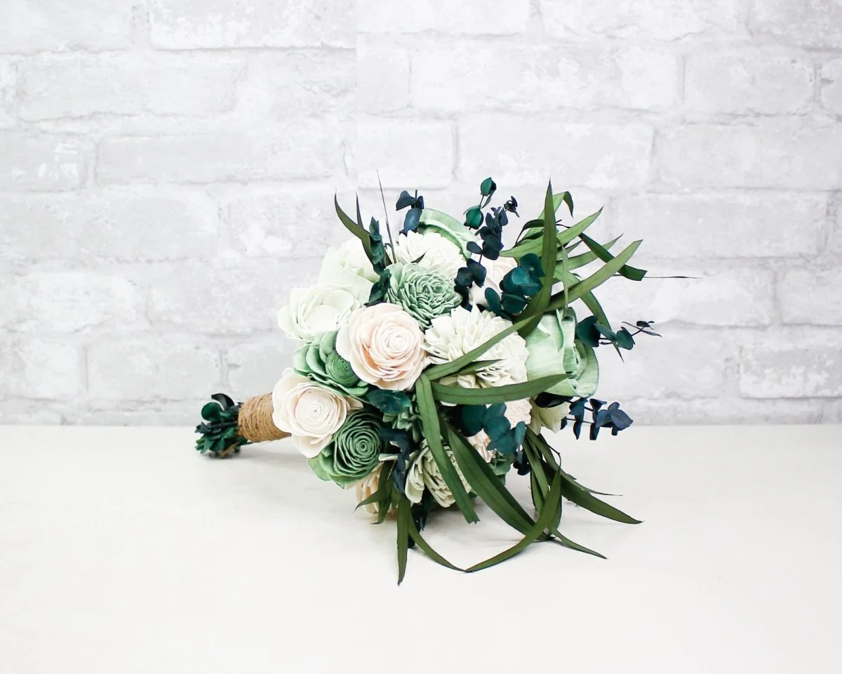 Olive Branch Bridesmaid Bouquet - Image 5