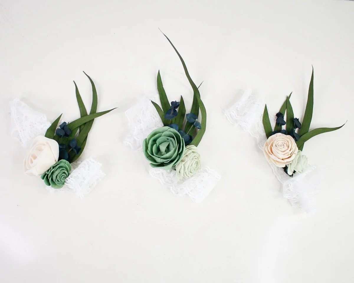 Olive Branch Corsage (Set of 3)* - Image 2