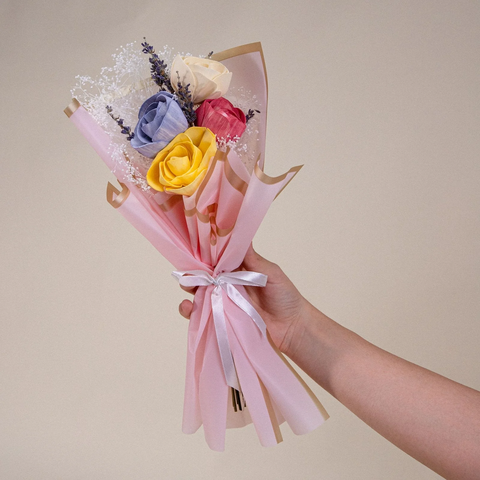 Pastel Sweetheart Mini Deluxe Bouquet - Image 3