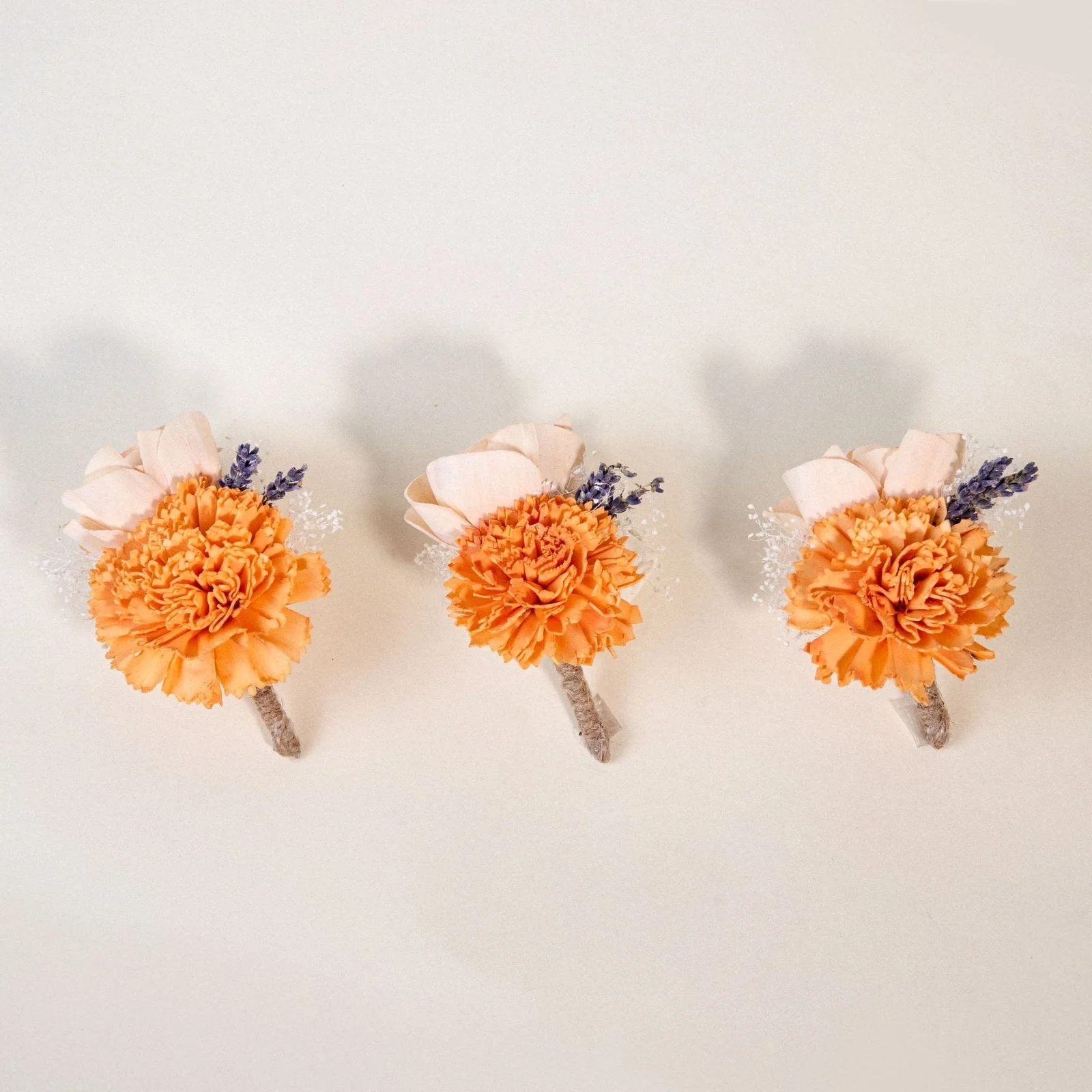Peach Dawn Boutonniere (Set Of 3) - Image 2