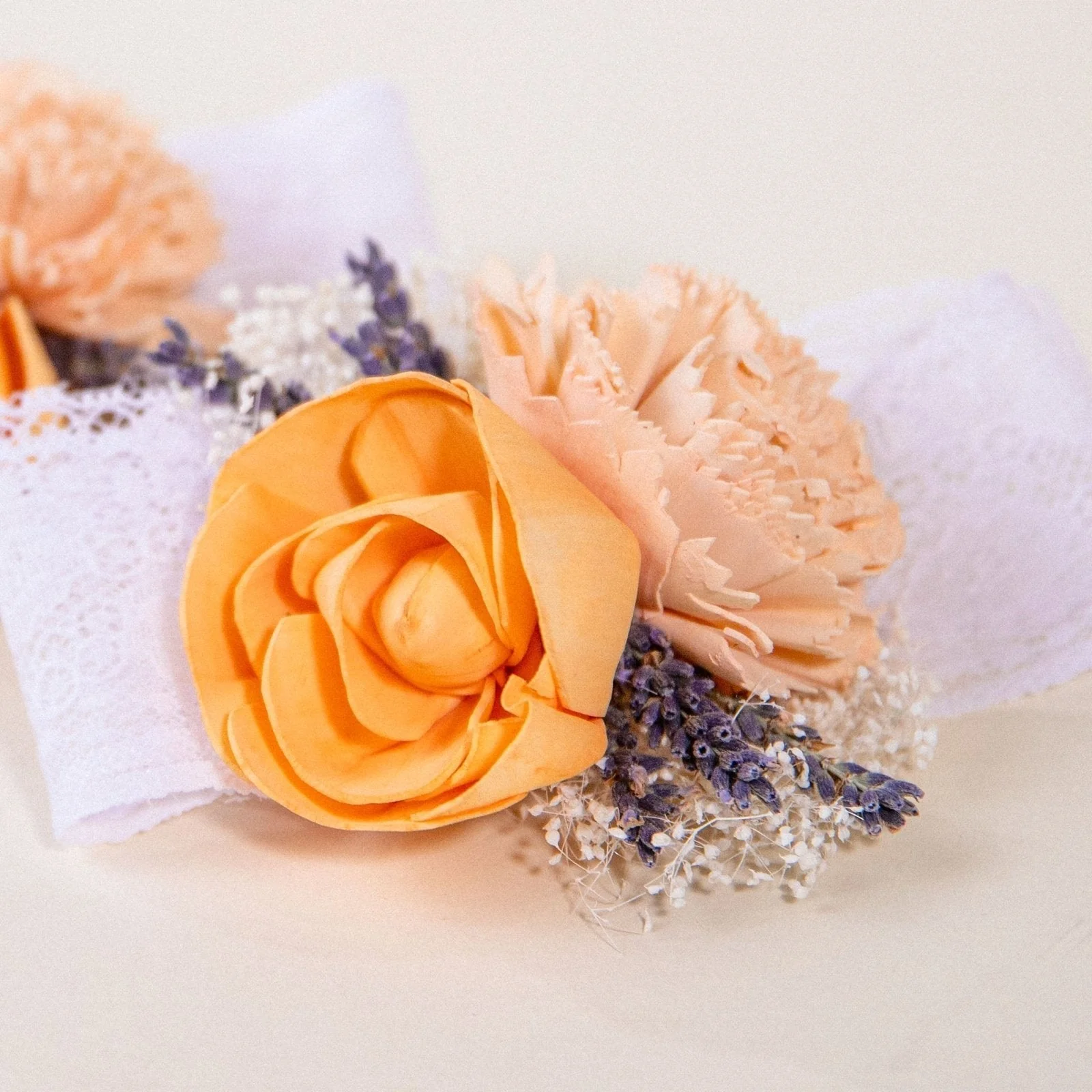Peach Dawn Corsage (Set Of 3)* - Image 2