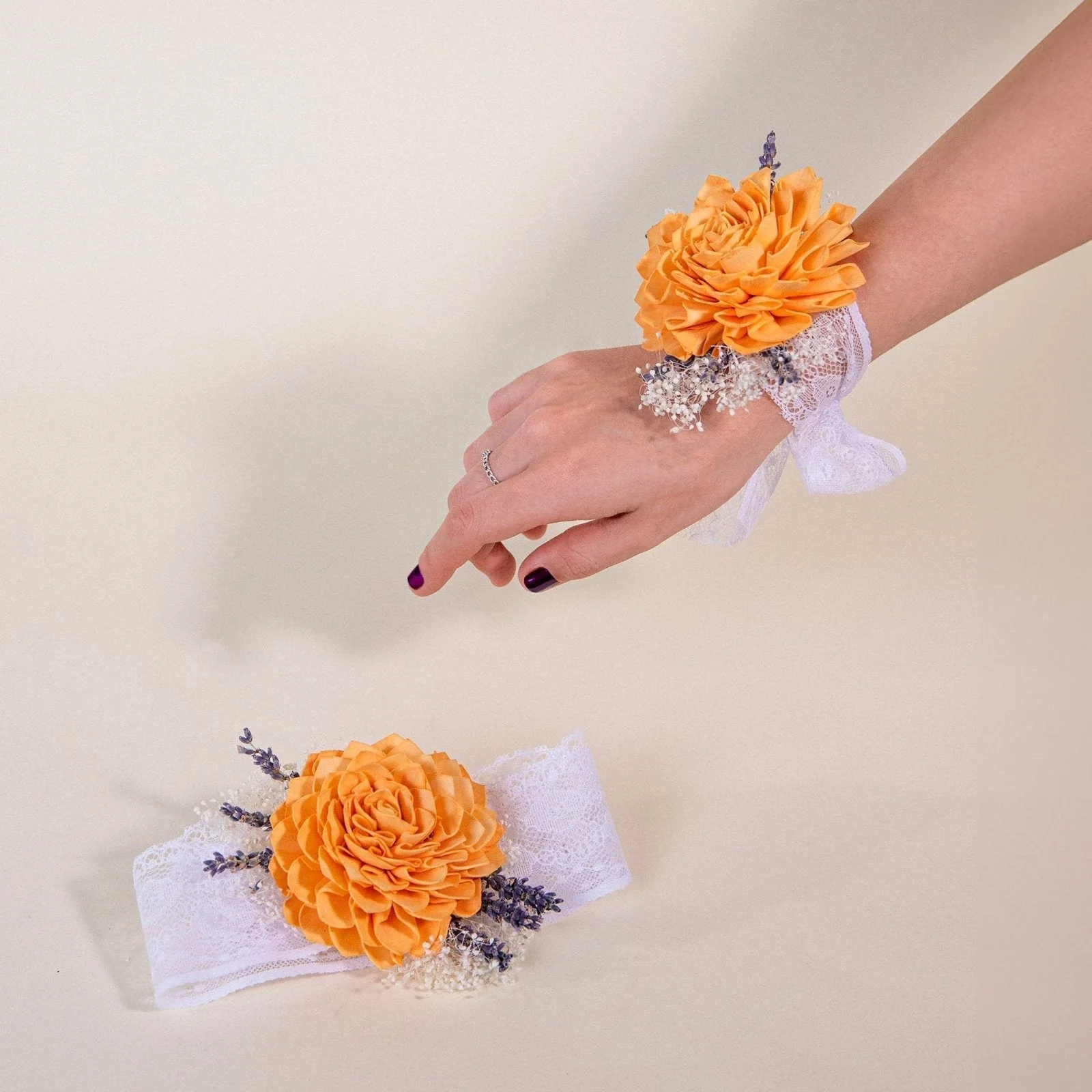 Peach Dawn Mother's Corsage (Set of 2)* - Image 2