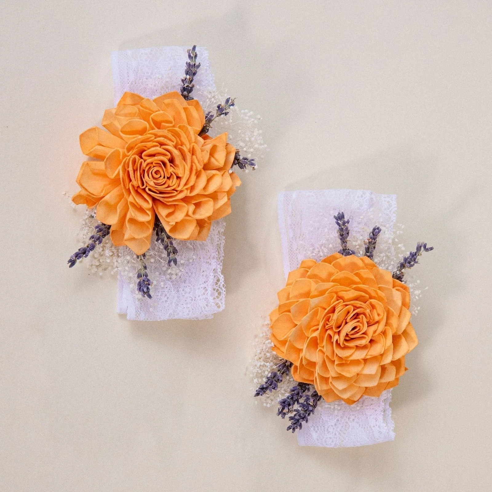Peach Dawn Mother's Corsage (Set of 2)* - Image 4