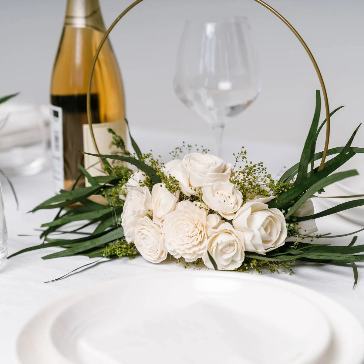 Perfect Simplicity Hoop Centerpiece - Image 2